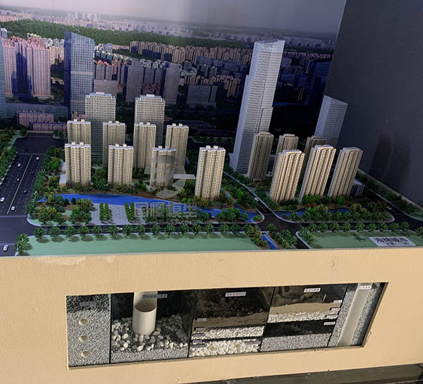 广灵县建筑模型