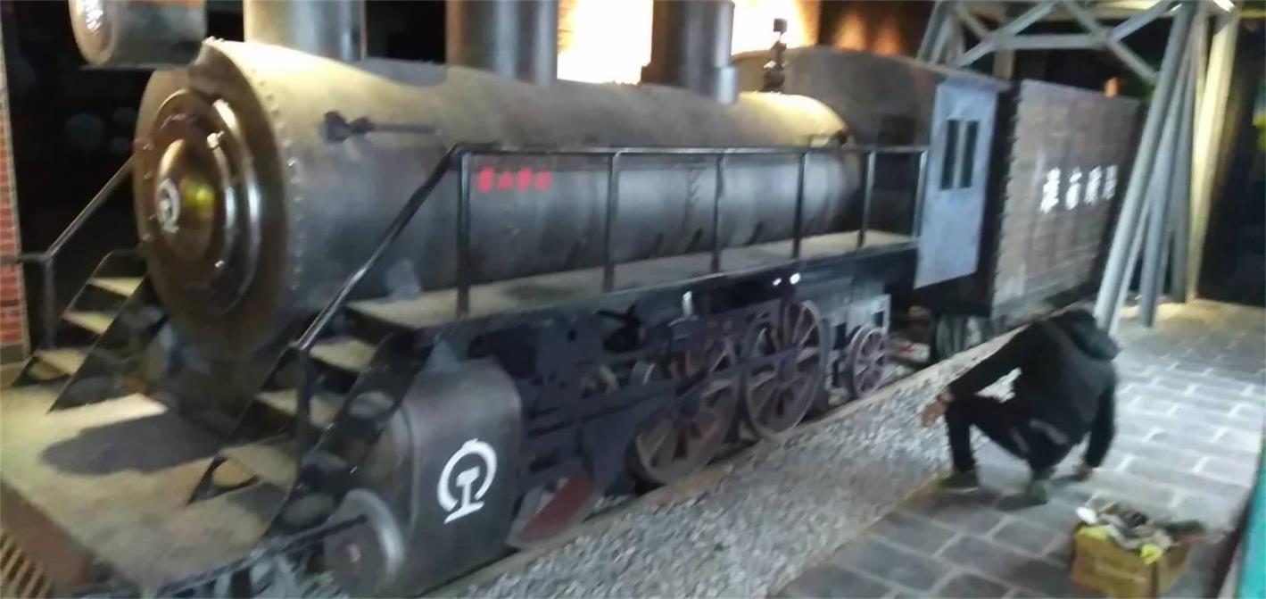 广灵县蒸汽火车模型